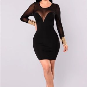 Sexy talk to me Dirty Black dress Size L